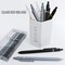 6-Piece Gel Pens, 0.5mm Fine Point, Quick-Dry Black Ink, Office & School